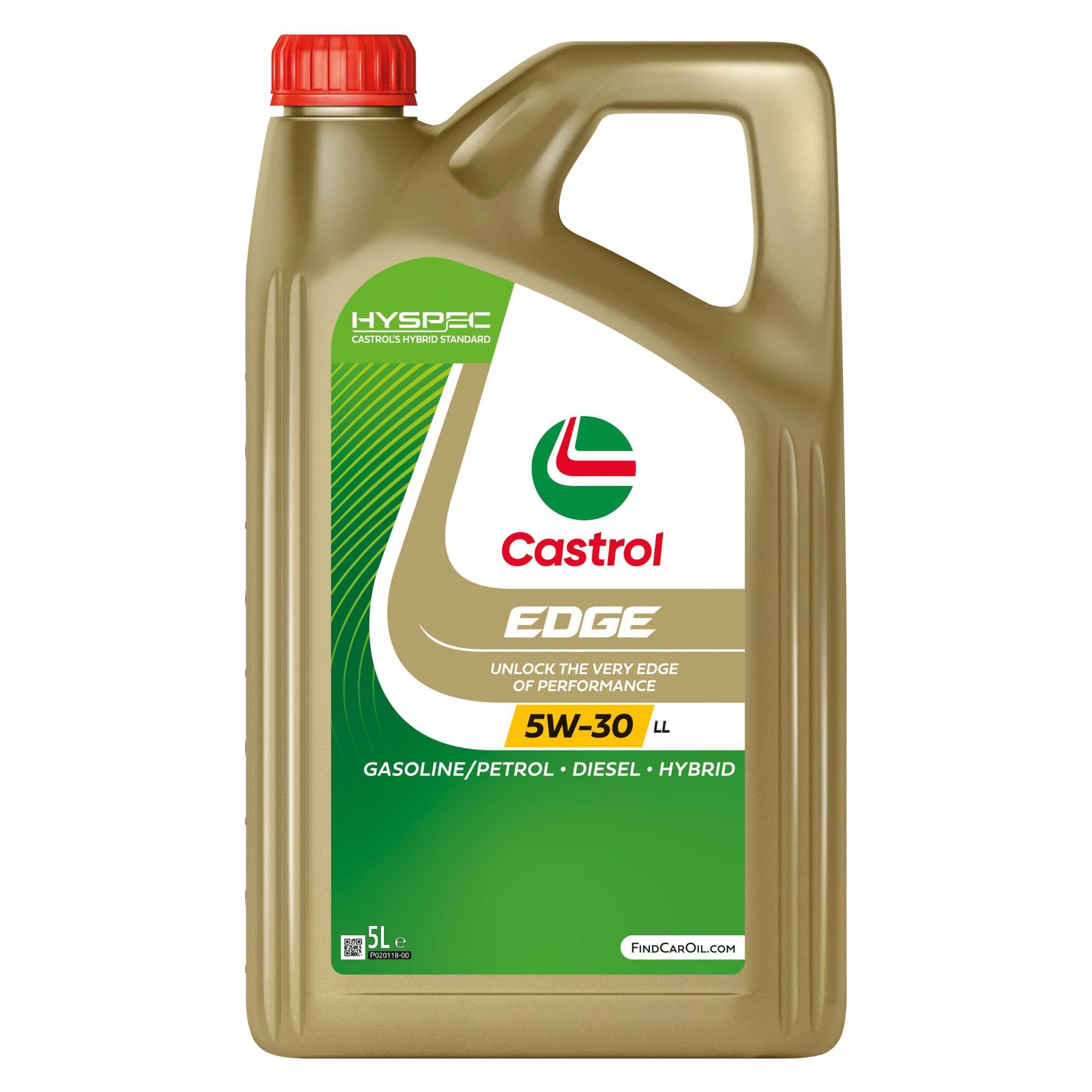Castrol EDGE 5W-30 LL Advanced Full Synthetic Engine Oil, 1L