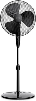 Air Pro 16" Pedestal Fan Oscillating Fan Air Cooling & Electric Fan Circulator 50” Tall Adjustable Height Cooling Fan 3 Speeds 70° Oscillation Variable Tilt Suitable for Home Office, Bedroom, Kitchen