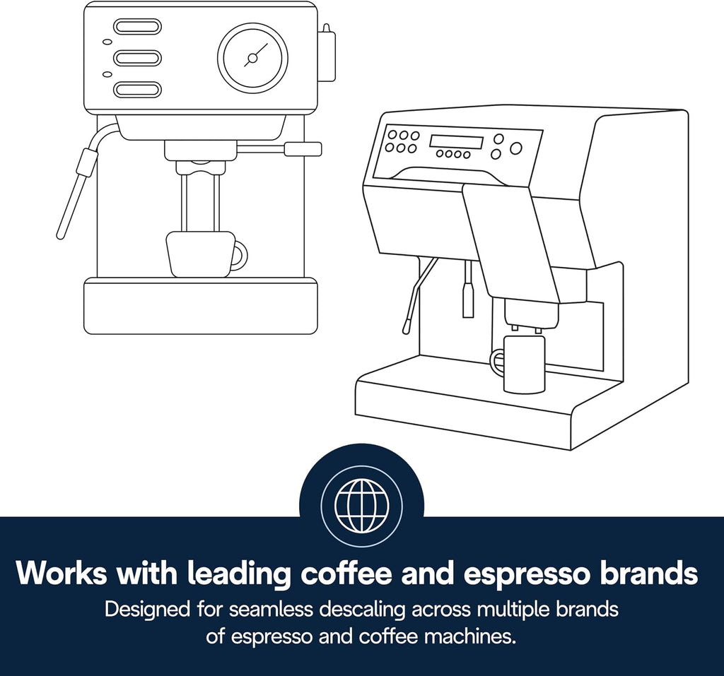 De'Longhi EcoDecalk Descaler DLSC500, 5 Decalcification Doses, Coffee Machine Descaler, Coffee Machine Maintenance Accessory, Plant-Based Ingredients, Bottle with 5 Doses, 500ml