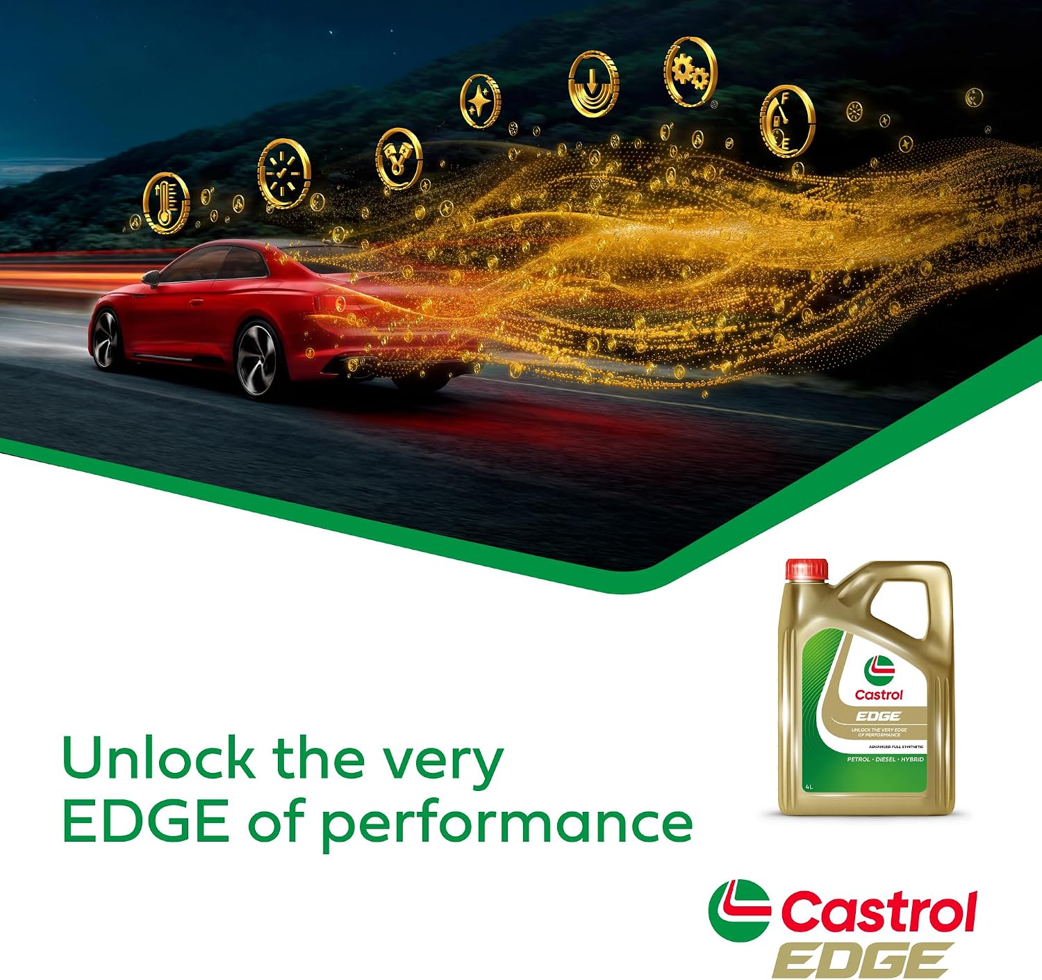 Castrol EDGE 5W-30 LL Advanced Full Synthetic Engine Oil, 1L